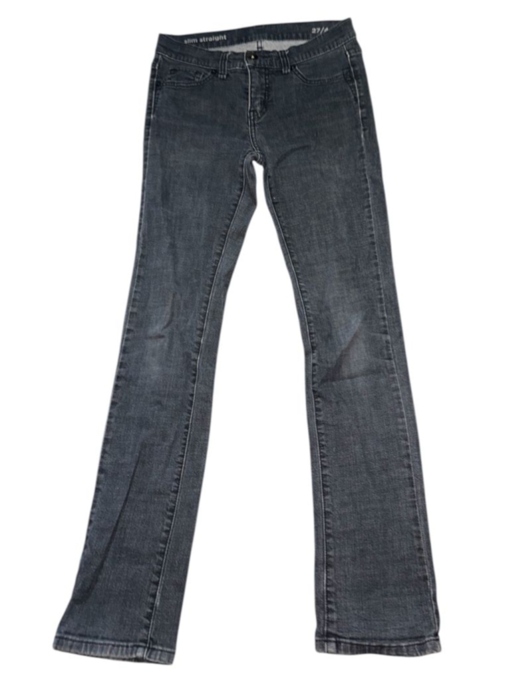 Women's black Slim Straight Jeans Size 27 #433
